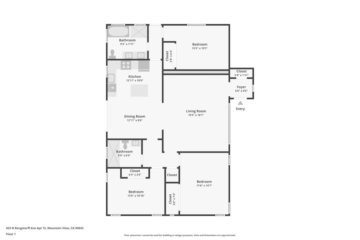 Detail Gallery Image 41 of 41 For 453 N Rengstorff Ave #15,  Mountain View,  CA 94043 - 3 Beds | 2 Baths