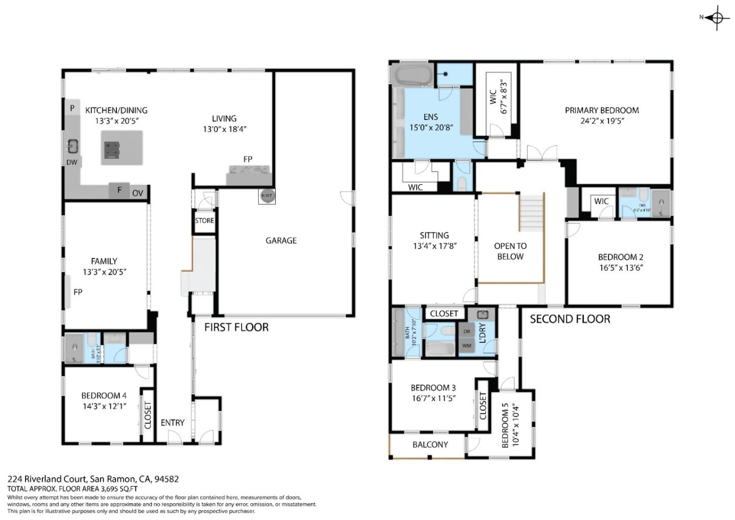 Detail Gallery Image 98 of 98 For 224 Riverland Ct, San Ramon,  CA 94582 - 4 Beds | 4 Baths
