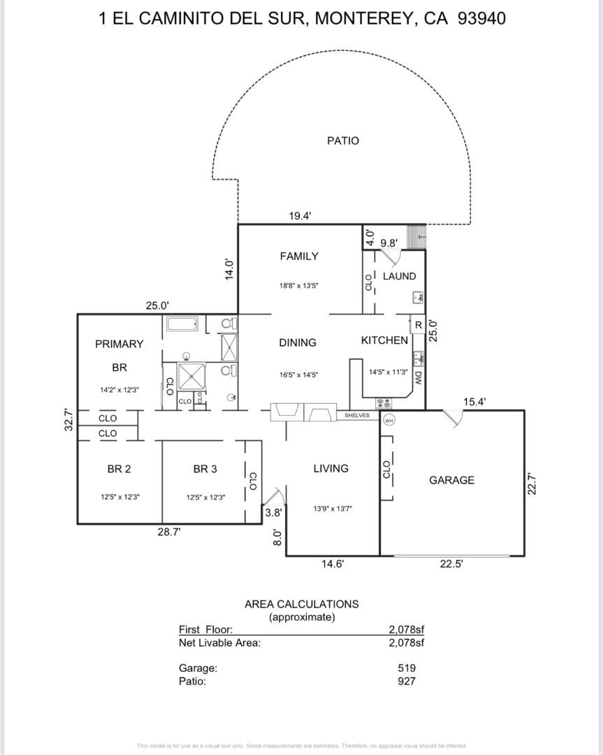 Detail Gallery Image 29 of 29 For 1 El Caminito Del Sur, Monterey,  CA 93940 - 3 Beds | 2 Baths