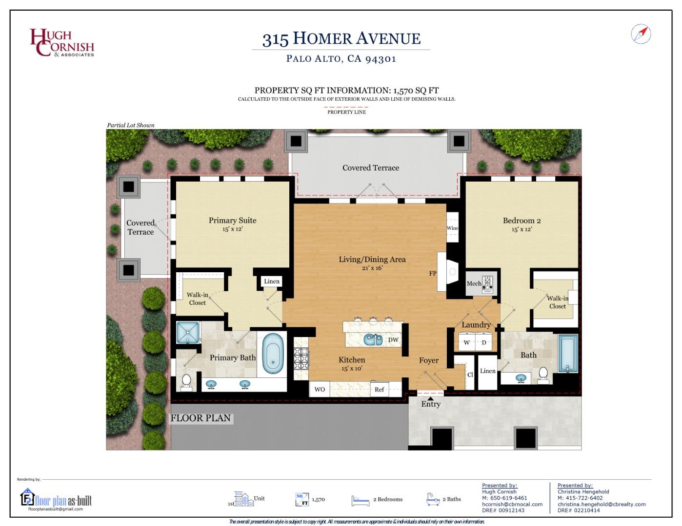 Detail Gallery Image 25 of 25 For 315 Homer Ave #105,  Palo Alto,  CA 94301 - 2 Beds | 2 Baths