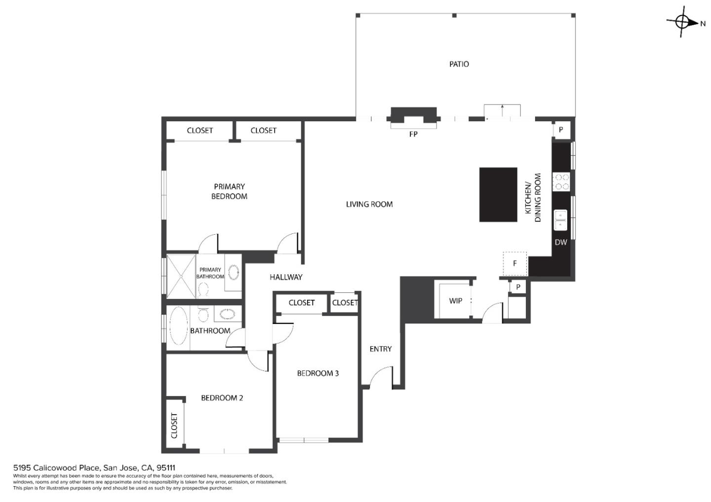 Detail Gallery Image 41 of 41 For 5195 Calicowood Pl, San Jose,  CA 95111 - 3 Beds | 2 Baths