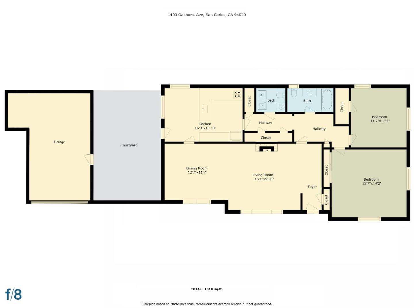 Detail Gallery Image 37 of 37 For 1400 Oakhurst Ave, San Carlos,  CA 94070 - 2 Beds | 1/1 Baths
