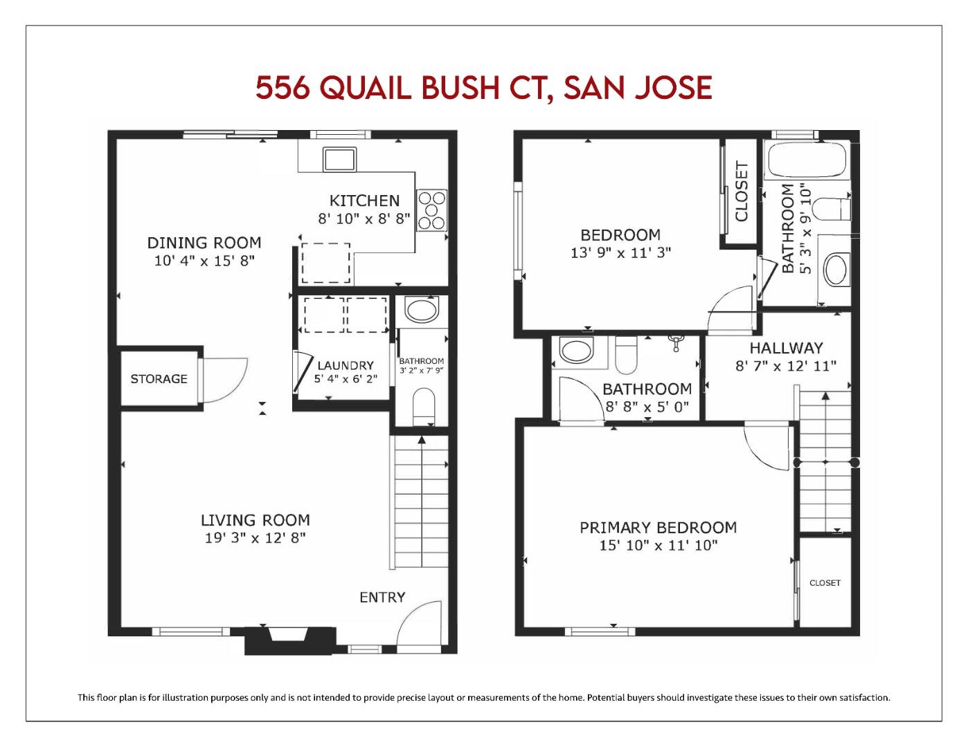 Detail Gallery Image 34 of 40 For 556 Quail Bush Ct, San Jose,  CA 95117 - 2 Beds | 2/1 Baths