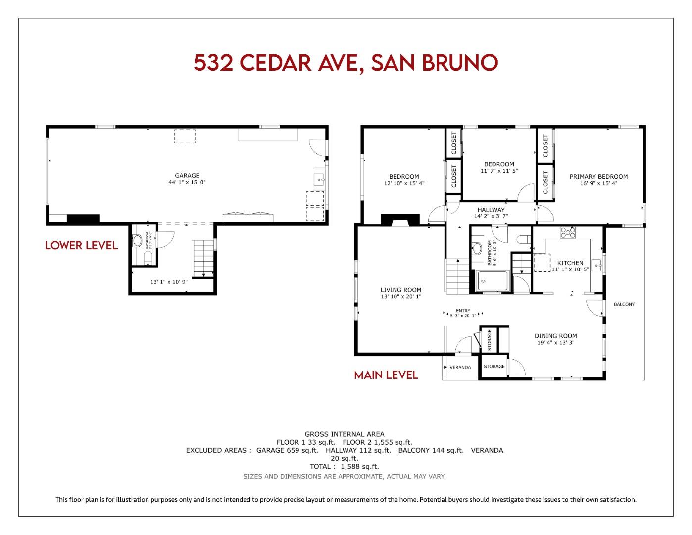 Detail Gallery Image 49 of 57 For 532 Cedar Ave, San Bruno,  CA 94066 - 3 Beds | 1/1 Baths