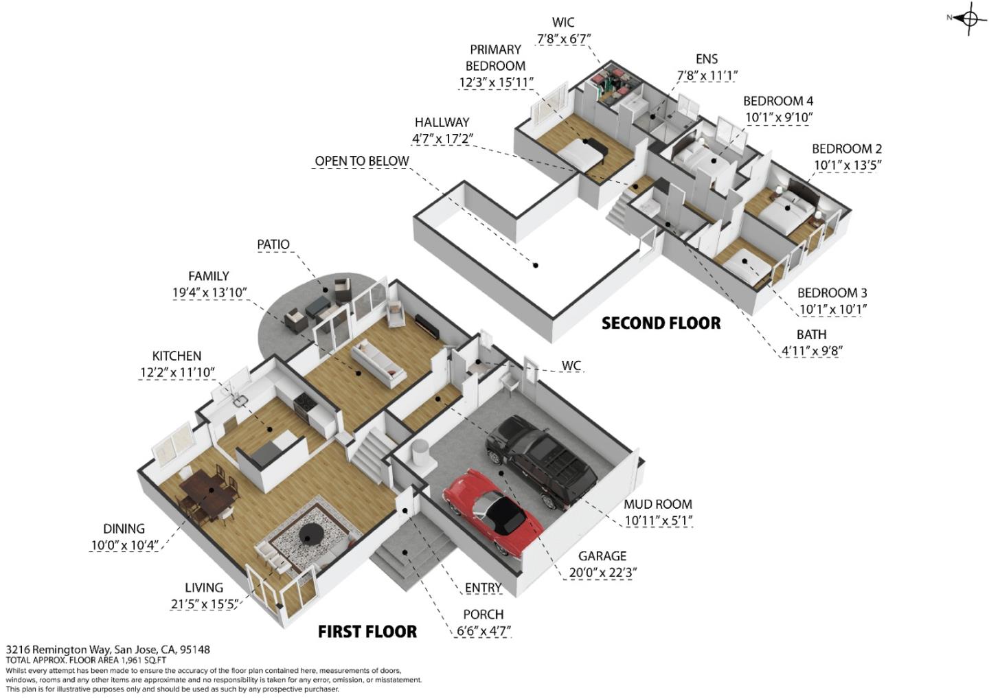 Detail Gallery Image 12 of 81 For 3216 Remington Way, San Jose,  CA 95148 - 4 Beds | 2/1 Baths