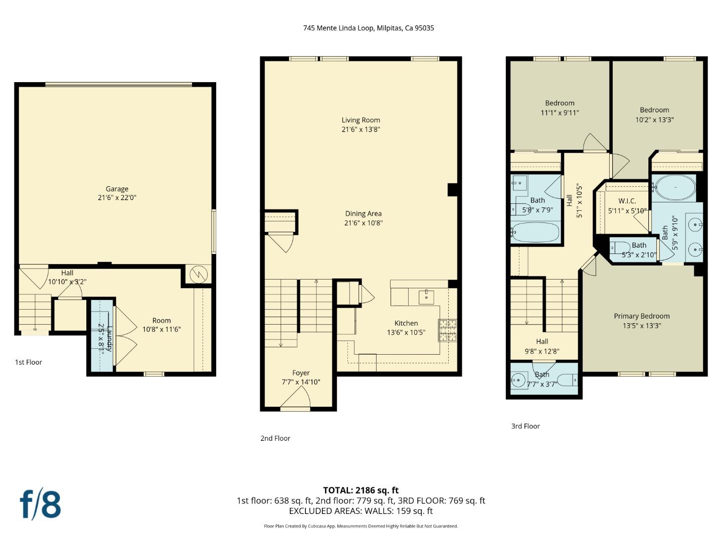 Detail Gallery Image 33 of 33 For 745 Mente Linda Loop, Milpitas,  CA 95035 - 3 Beds | 2/1 Baths
