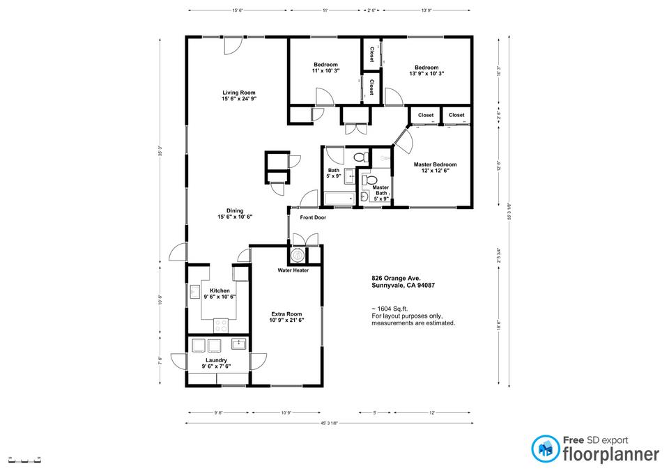Detail Gallery Image 19 of 19 For 826 Orange Ave, Sunnyvale,  CA 94087 - 3 Beds | 2 Baths