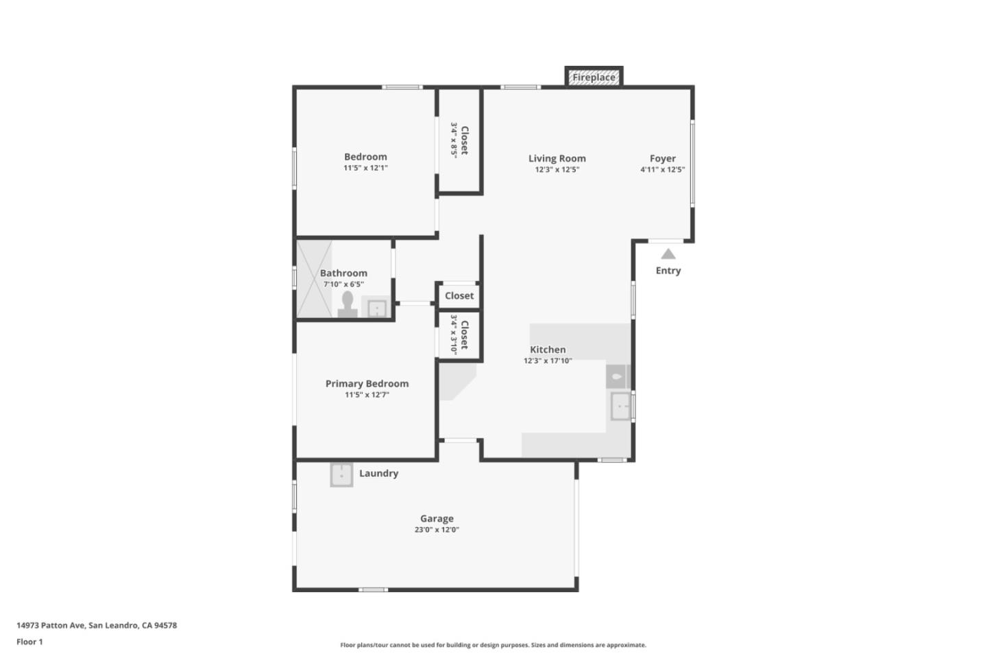 Detail Gallery Image 3 of 52 For 14973 Patton Ave, San Leandro,  CA 94578 - 2 Beds | 1 Baths