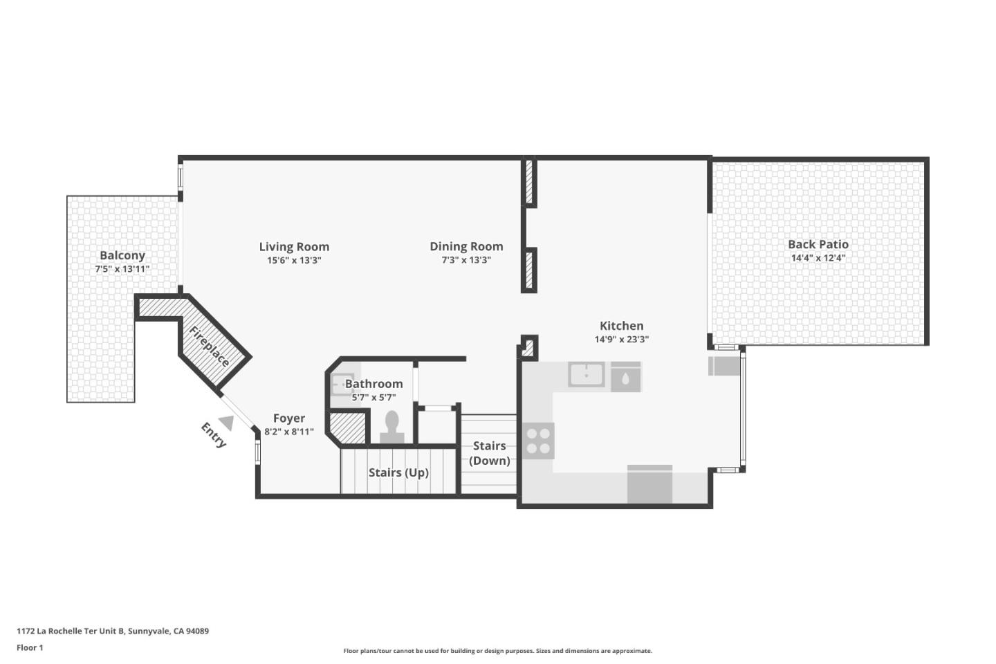 Detail Gallery Image 33 of 35 For 1172 La Rochelle Ter #B,  Sunnyvale,  CA 94089 - 3 Beds | 2/1 Baths
