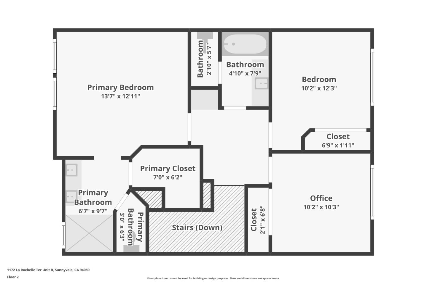 Detail Gallery Image 34 of 35 For 1172 La Rochelle Ter #B,  Sunnyvale,  CA 94089 - 3 Beds | 2/1 Baths