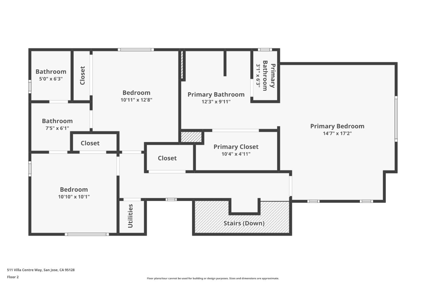 Detail Gallery Image 30 of 30 For 511 Villa Centre Way, San Jose,  CA 95128 - 3 Beds | 2/1 Baths