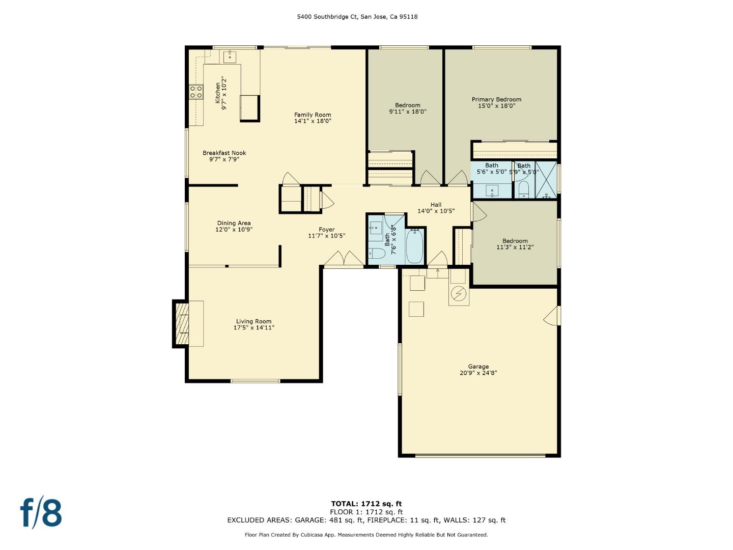 Detail Gallery Image 44 of 44 For 5400 Southbridge Ct, San Jose,  CA 95118 - 3 Beds | 2 Baths