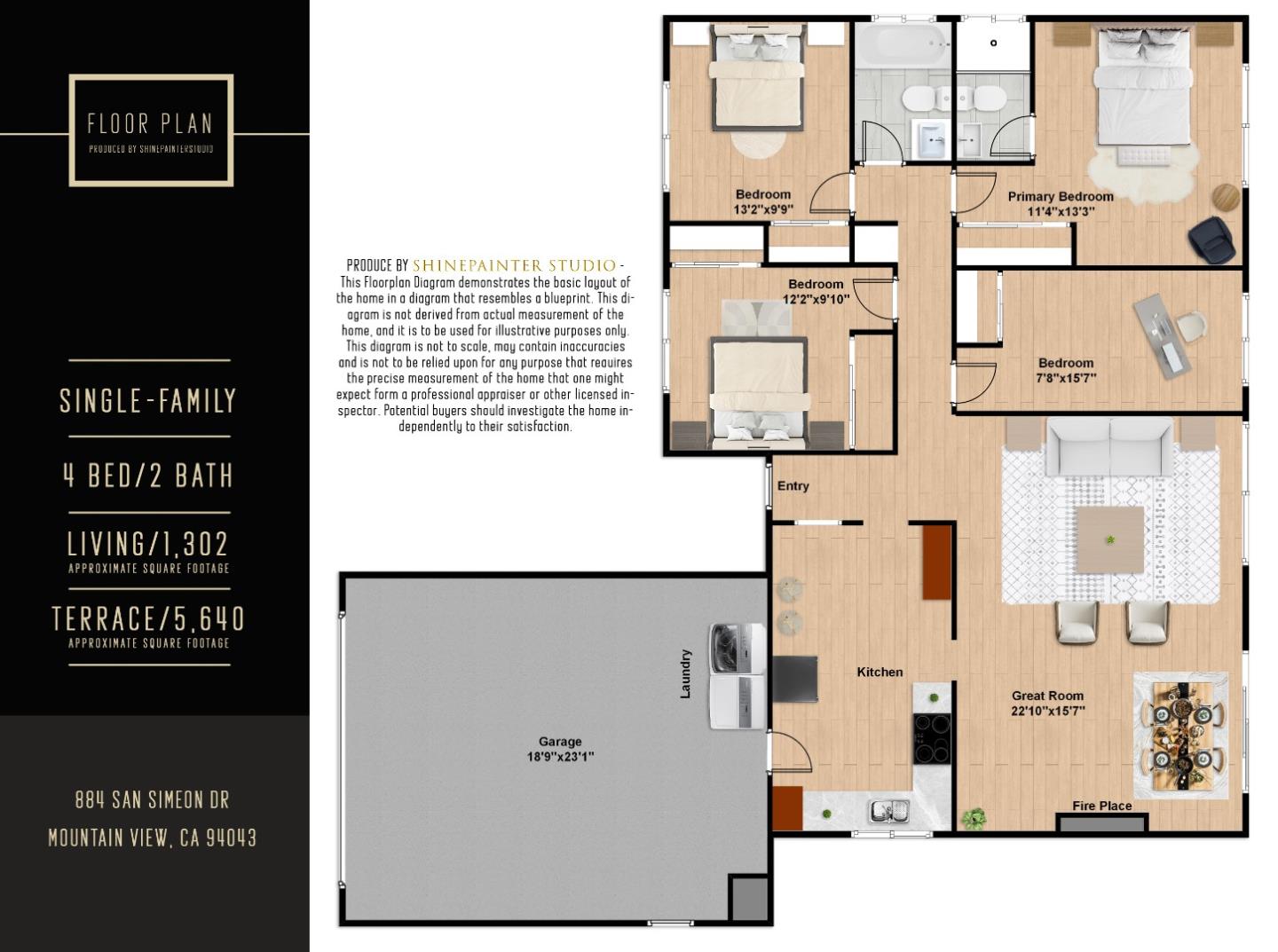 Detail Gallery Image 39 of 39 For 884 San Simeon Dr, Mountain View,  CA 94043 - 4 Beds | 2 Baths