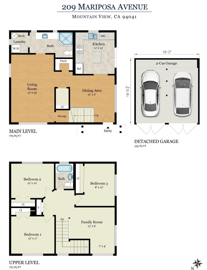Detail Gallery Image 18 of 39 For 201/209 Mariposa Ave, Mountain View,  CA 94041 - – Beds | – Baths