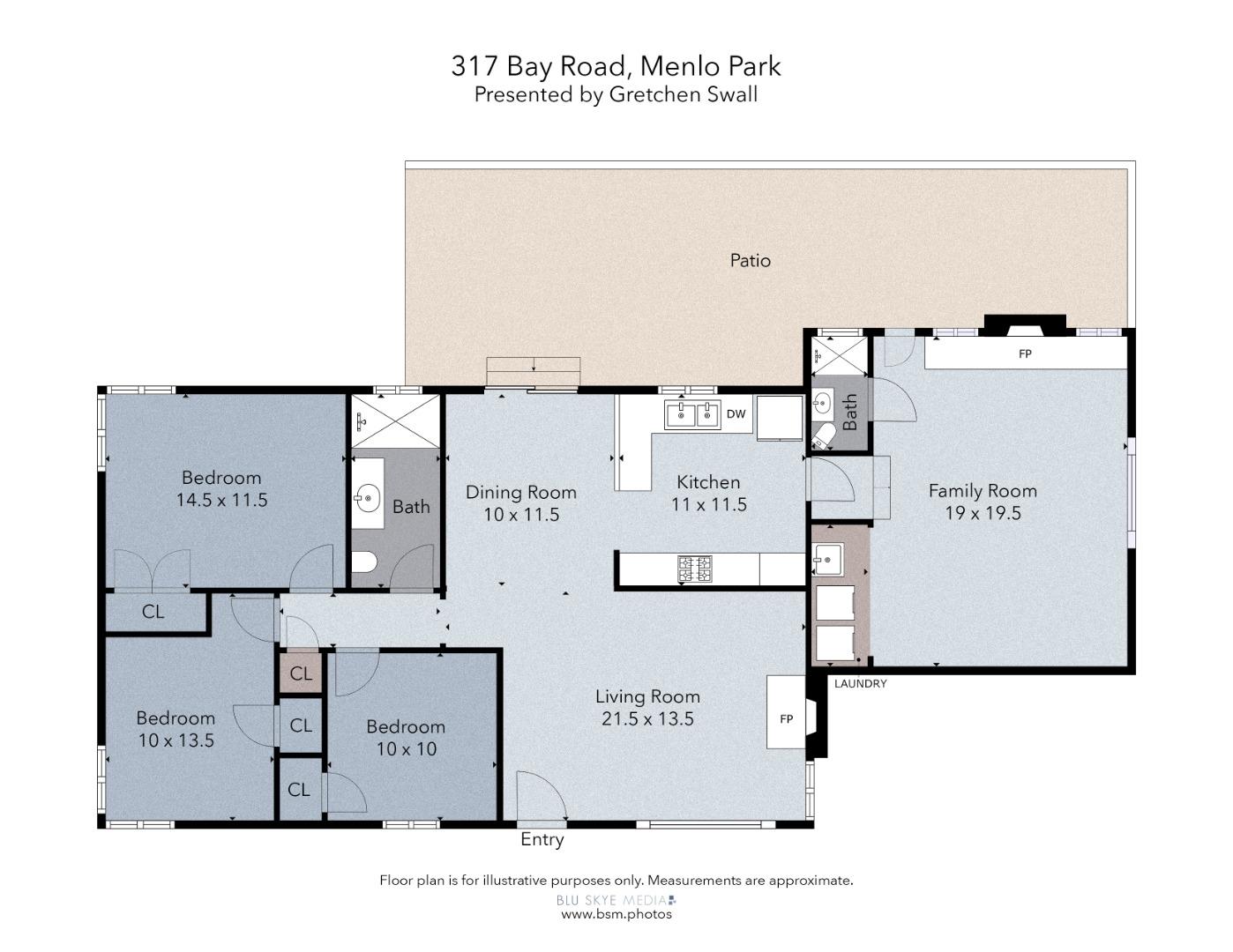 Detail Gallery Image 26 of 26 For 317 Bay Rd, Menlo Park,  CA 94025 - 3 Beds | 2 Baths