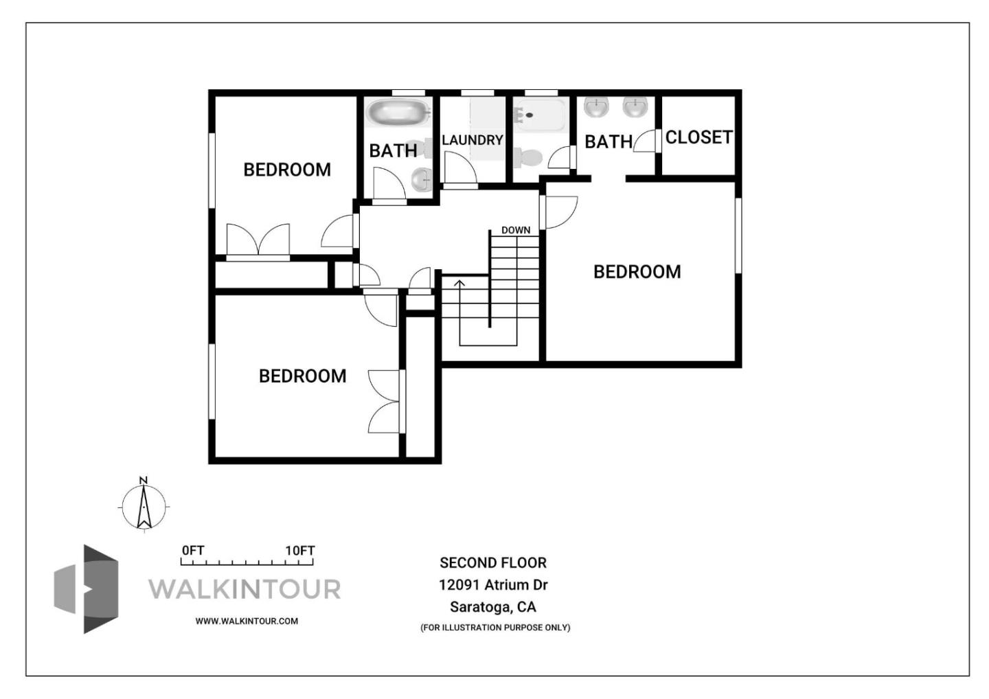 Detail Gallery Image 30 of 31 For 12091 Atrium Dr, Saratoga,  CA 95070 - 3 Beds | 2/1 Baths