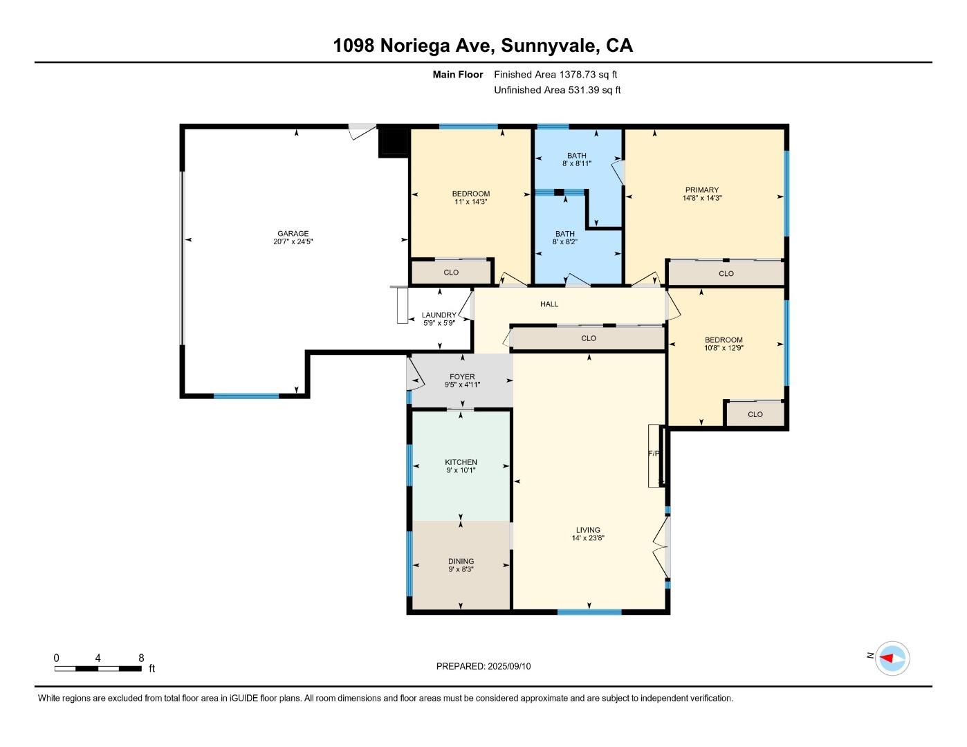 Detail Gallery Image 20 of 20 For 1098 Noriega Ave, Sunnyvale,  CA 94086 - 3 Beds | 2 Baths