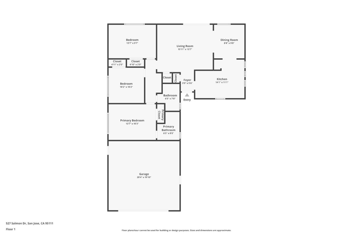 Detail Gallery Image 51 of 51 For 527 Salmon Dr, San Jose,  CA 95111 - 3 Beds | 2 Baths