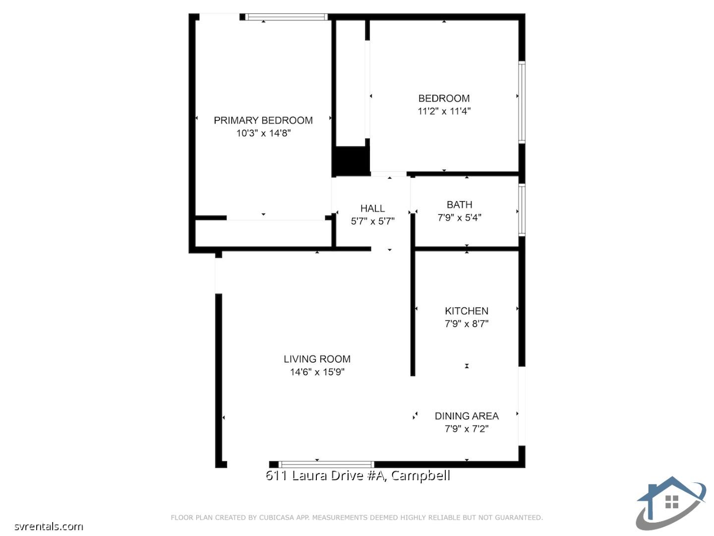 Detail Gallery Image 14 of 14 For 611 Laura Dr a,  Campbell,  CA 95008 - 2 Beds | 1 Baths
