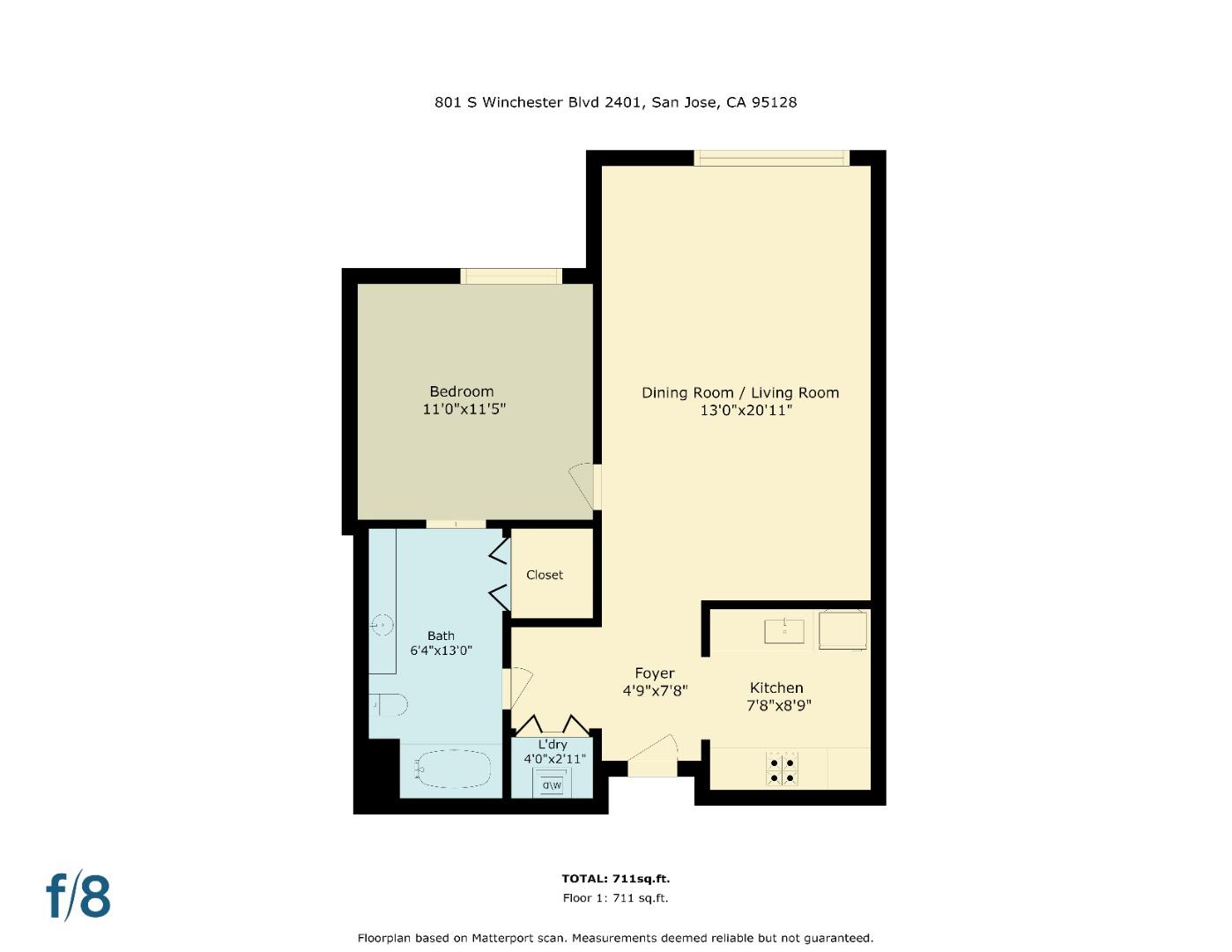 Detail Gallery Image 40 of 40 For 801 S Winchester Blvd #2401,  San Jose,  CA 95128 - 1 Beds | 1 Baths
