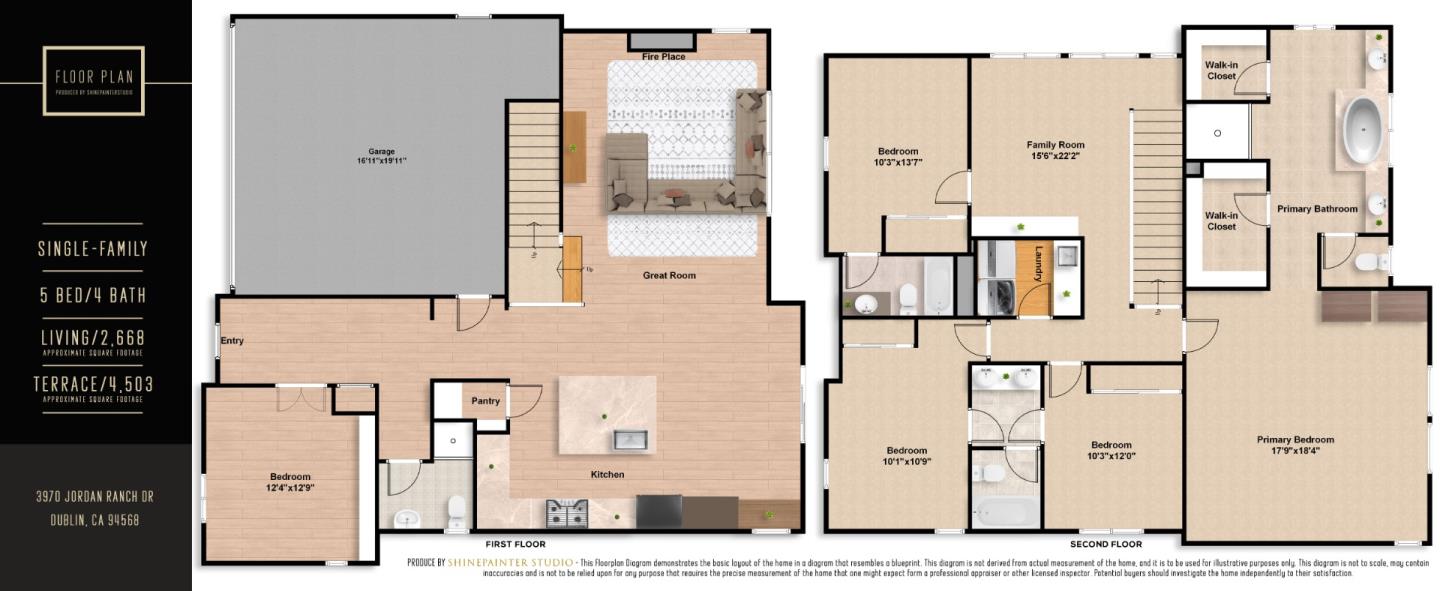Detail Gallery Image 24 of 24 For 3970 Jordan Ranch Dr, Dublin,  CA 94568 - 5 Beds | 4 Baths