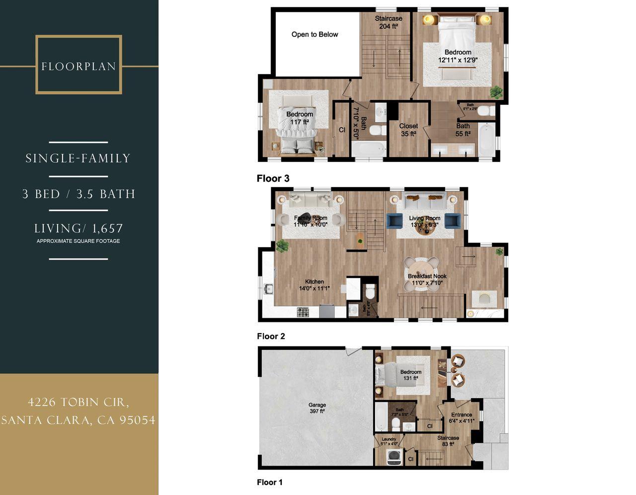 Detail Gallery Image 32 of 35 For 4226 Tobin Cir, Santa Clara,  CA 95054 - 3 Beds | 3/1 Baths