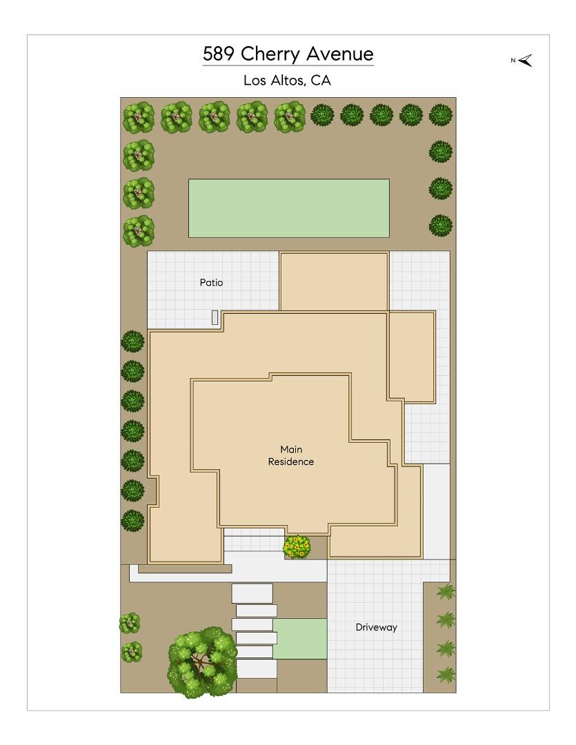 Detail Gallery Image 84 of 86 For 589 Cherry Ave, Los Altos,  CA 94022 - 5 Beds | 5/1 Baths