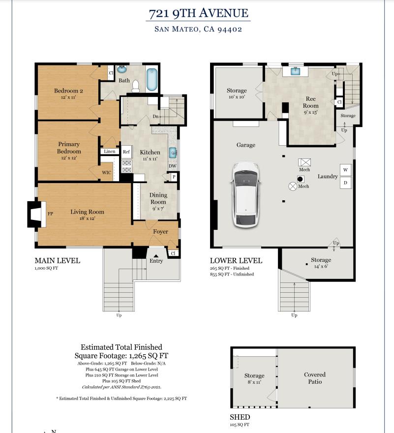 Detail Gallery Image 41 of 41 For 721 9th Ave, San Mateo,  CA 94402 - 2 Beds | 1 Baths