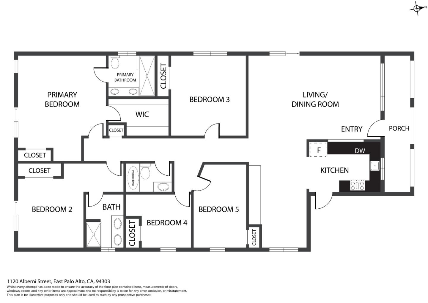 Detail Gallery Image 38 of 38 For 1120 Alberni St, East Palo Alto,  CA 94303 - 5 Beds | 3 Baths