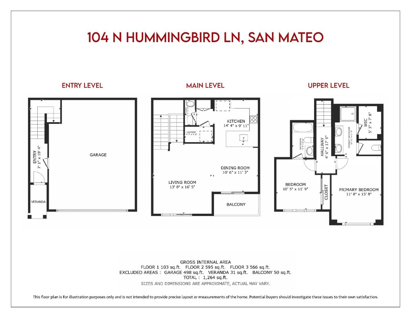 Detail Gallery Image 45 of 56 For 104 N Hummingbird Ln, San Mateo,  CA 94402 - 2 Beds | 2/1 Baths