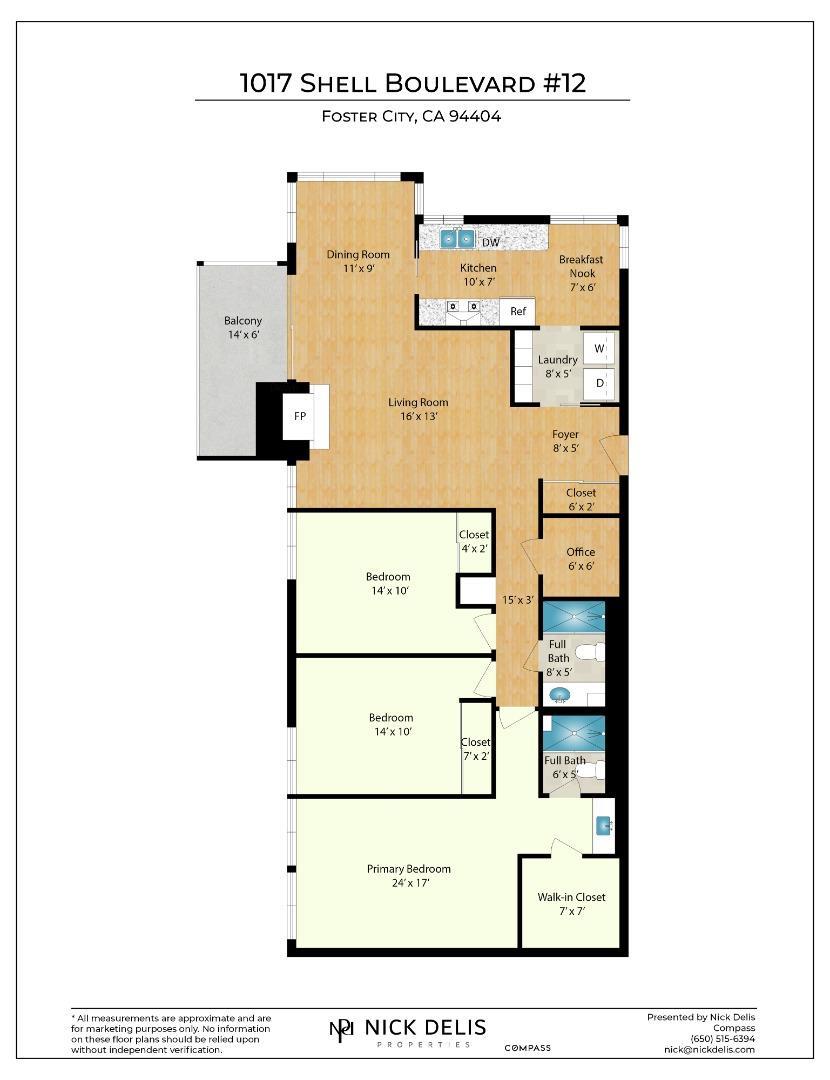 Detail Gallery Image 33 of 33 For 1017 Shell Blvd #12,  Foster City,  CA 94404 - 3 Beds | 2 Baths