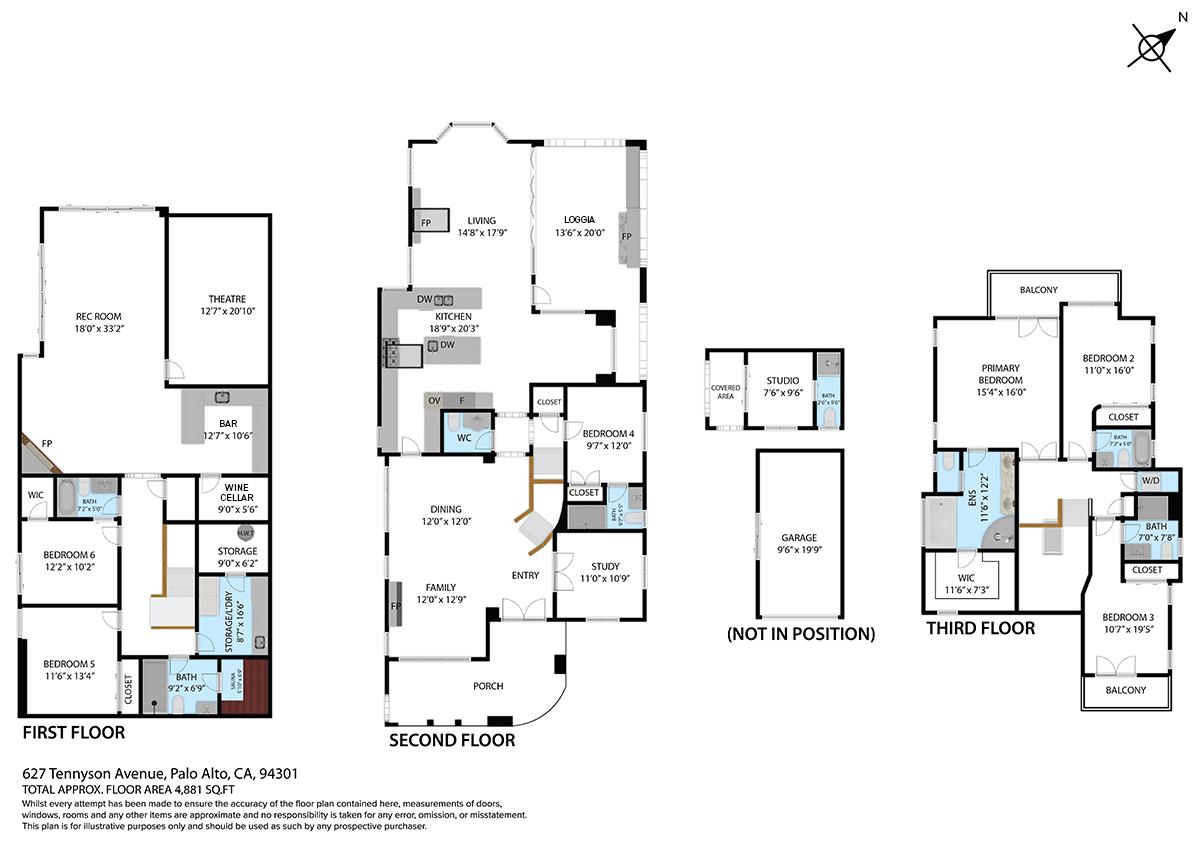 Detail Gallery Image 40 of 41 For 627 Tennyson Ave, Palo Alto,  CA 94301 - 6 Beds | 6/1 Baths