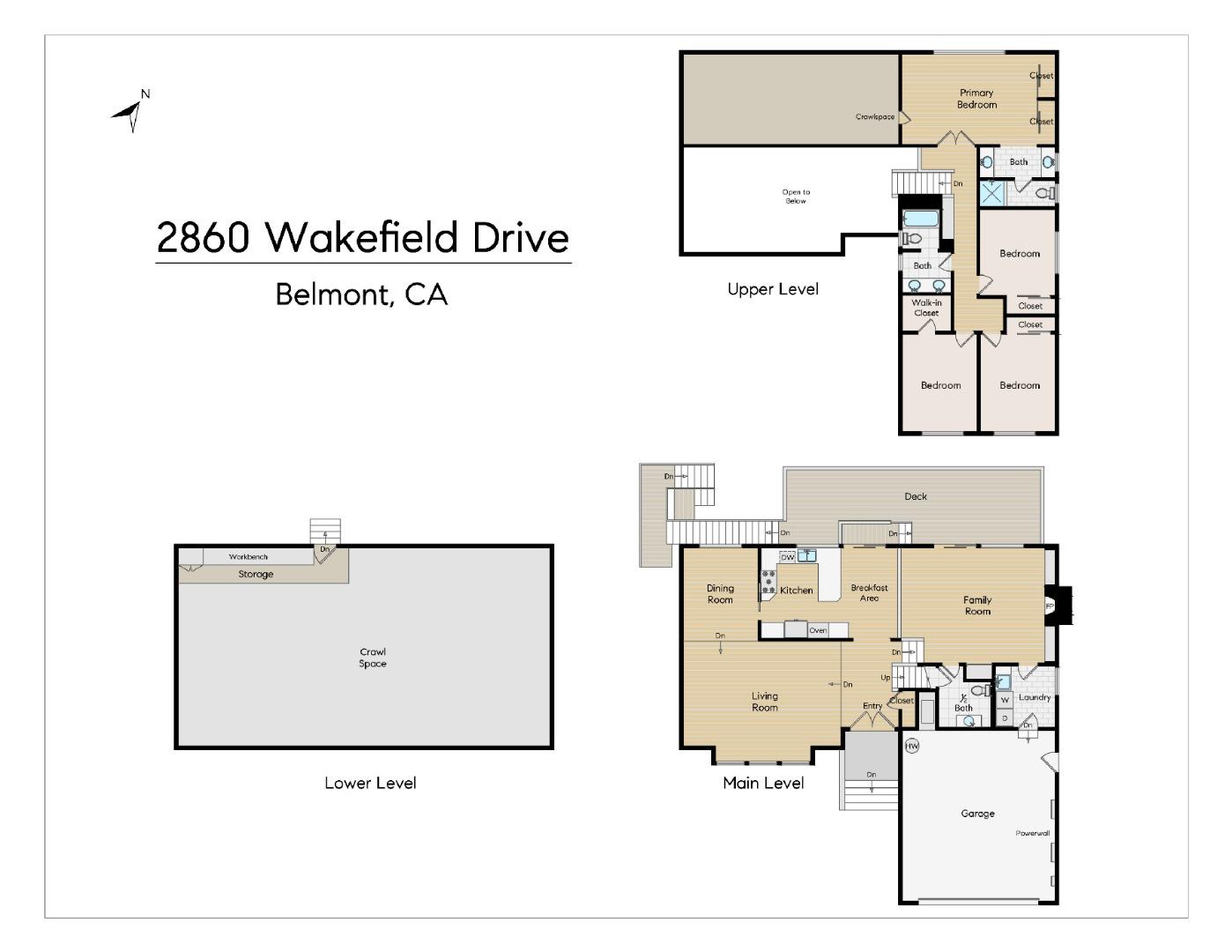 Detail Gallery Image 33 of 41 For 2860 Wakefield Dr, Belmont,  CA 94002 - 4 Beds | 2/1 Baths
