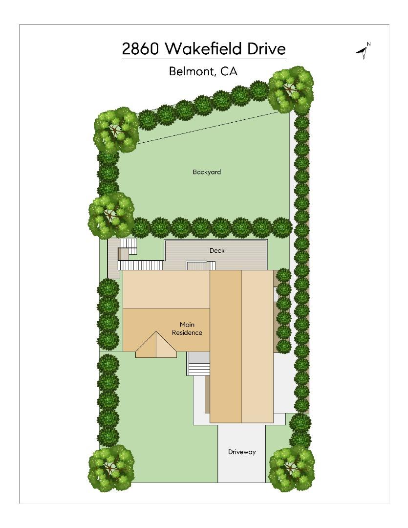 Detail Gallery Image 36 of 41 For 2860 Wakefield Dr, Belmont,  CA 94002 - 4 Beds | 2/1 Baths