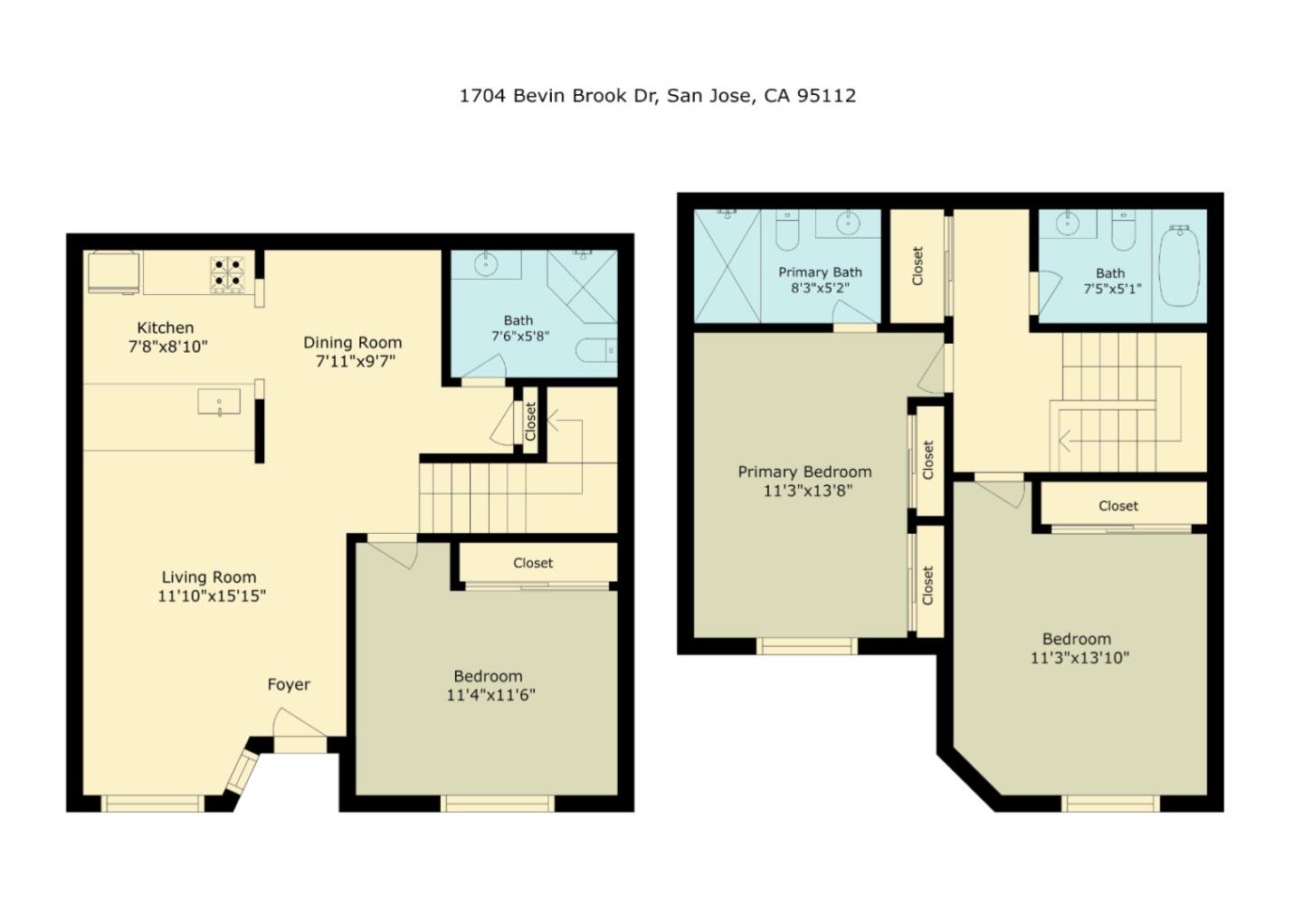 Detail Gallery Image 33 of 33 For 1704 Bevin Brook Dr, San Jose,  CA 95112 - 3 Beds | 3 Baths