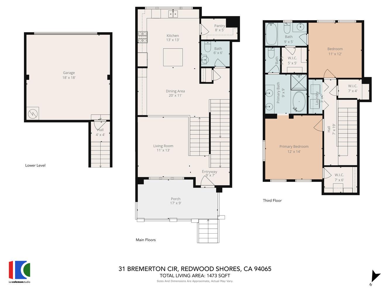 Detail Gallery Image 30 of 30 For 31 Bremerton Cir, Redwood Shores,  CA 94065 - 2 Beds | 2/1 Baths