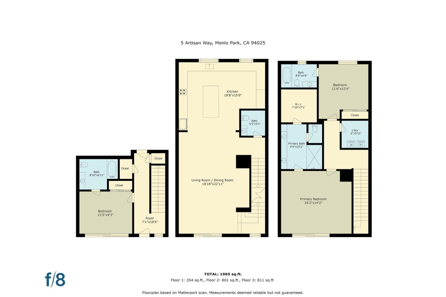 Detail Gallery Image 8 of 43 For 5 Artisan Way, Menlo Park,  CA 94025 - 3 Beds | 3/1 Baths
