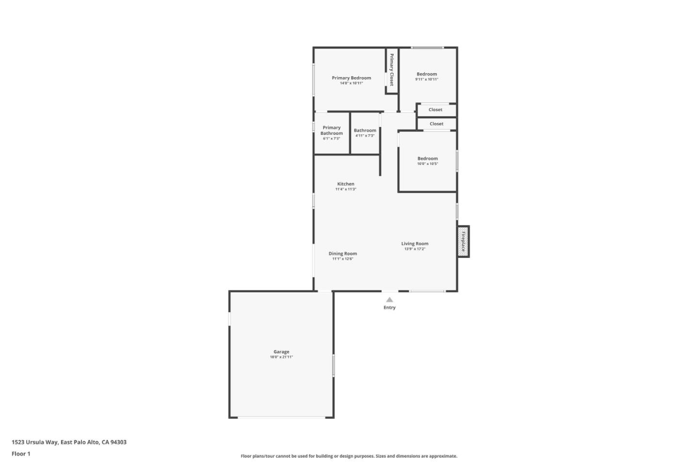 Detail Gallery Image 26 of 26 For 1523 Ursula Way, East Palo Alto,  CA 94303 - 3 Beds | 2 Baths