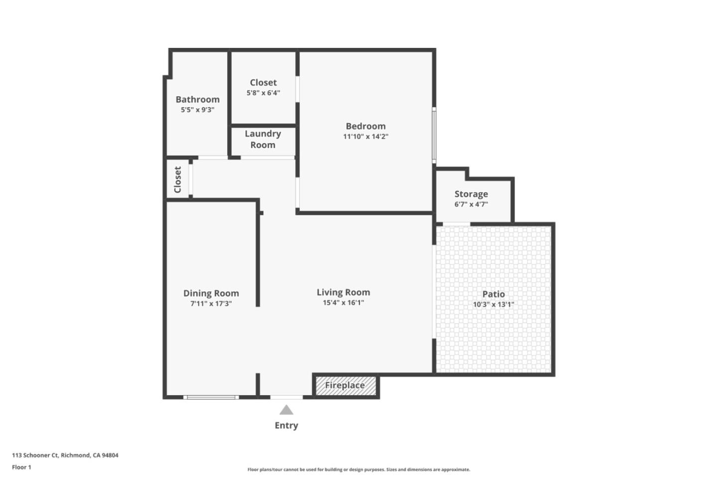 Detail Gallery Image 15 of 28 For 113 Schooner Ct, Richmond,  CA 94804 - 1 Beds | 1 Baths