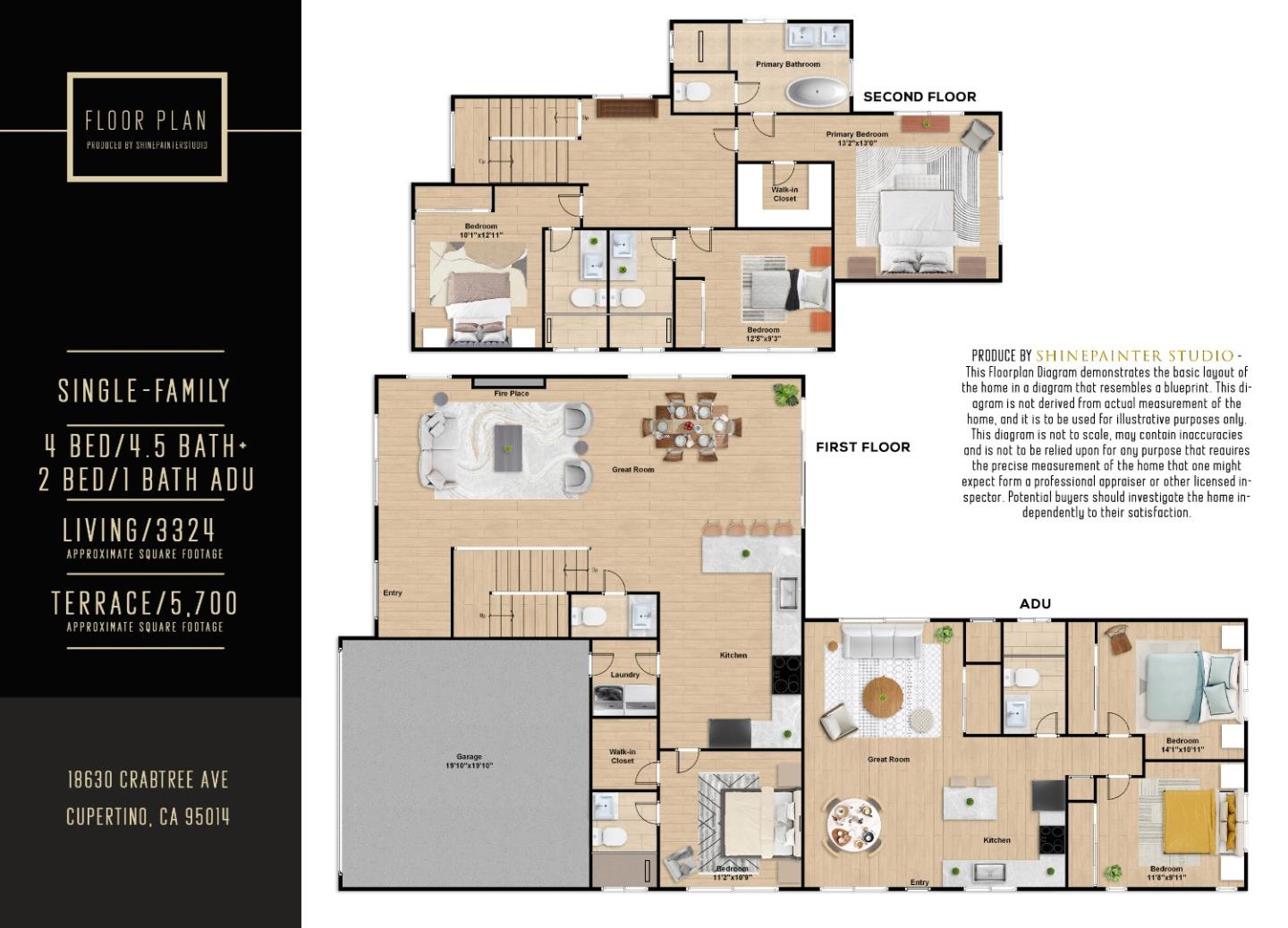 Detail Gallery Image 65 of 65 For 18630 Crabtree Ave, Cupertino,  CA 95014 - 6 Beds | 5/1 Baths