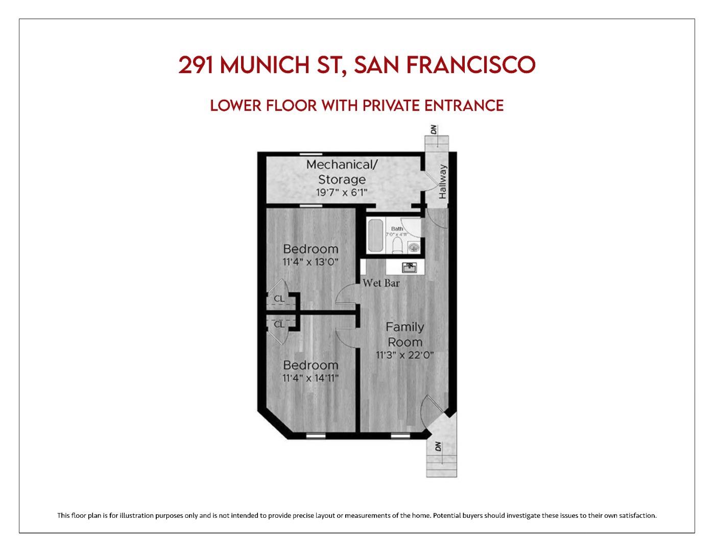 Detail Gallery Image 46 of 54 For 291 Munich St, San Francisco,  CA 94112 - 3 Beds | 2 Baths