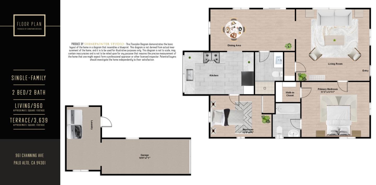 Detail Gallery Image 34 of 34 For 961 Channing Ave, Palo Alto,  CA 94301 - 2 Beds | 2 Baths