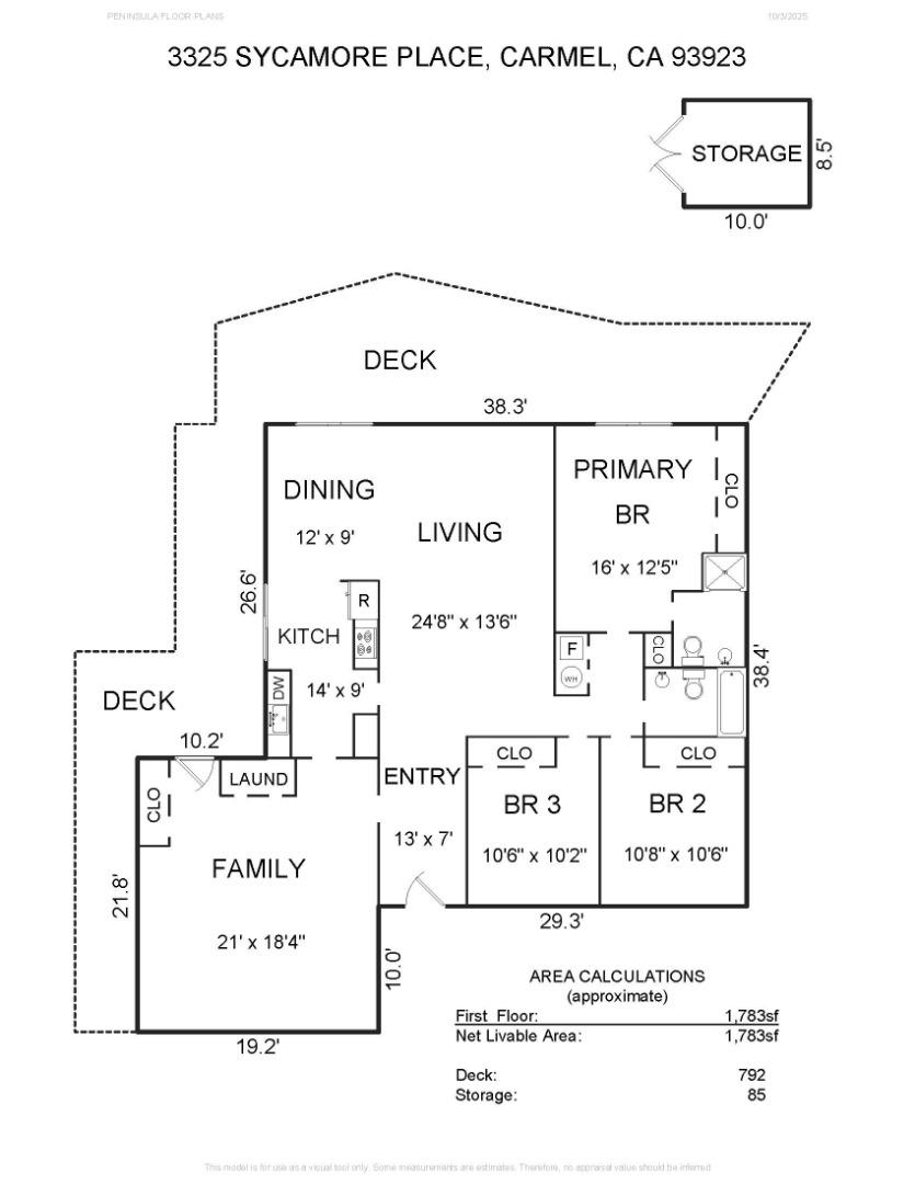 Detail Gallery Image 38 of 38 For 3325 Sycamore Pl, Carmel,  CA 93923 - 3 Beds | 2 Baths