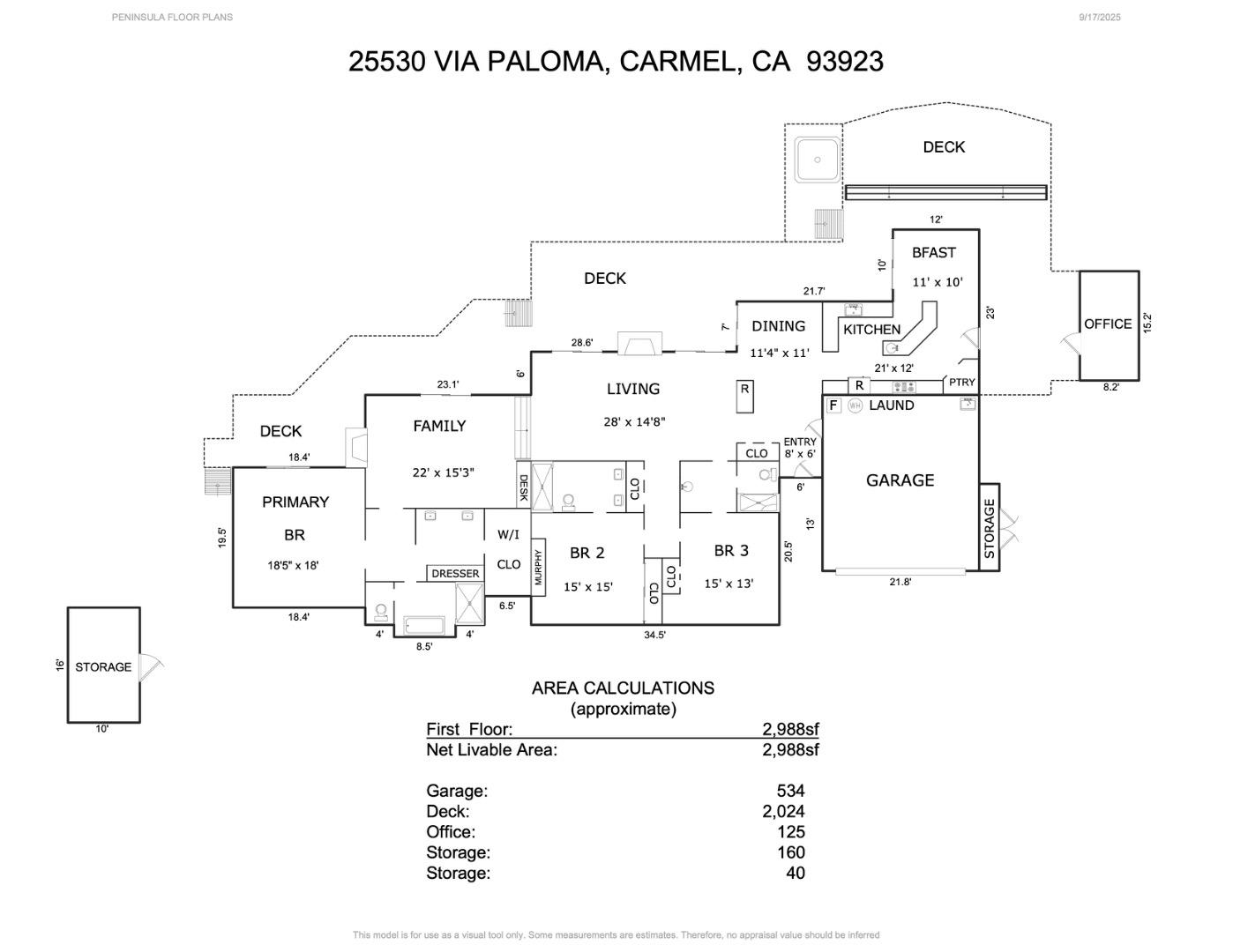 Detail Gallery Image 34 of 34 For 25530 via Paloma, Carmel,  CA 93923 - 3 Beds | 3 Baths