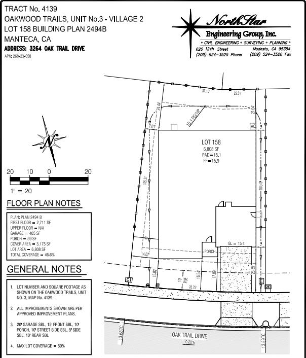 Detail Gallery Image 3 of 3 For 3264 Oak Trail Dr, Manteca,  CA 95337 - 4 Beds | 3/1 Baths