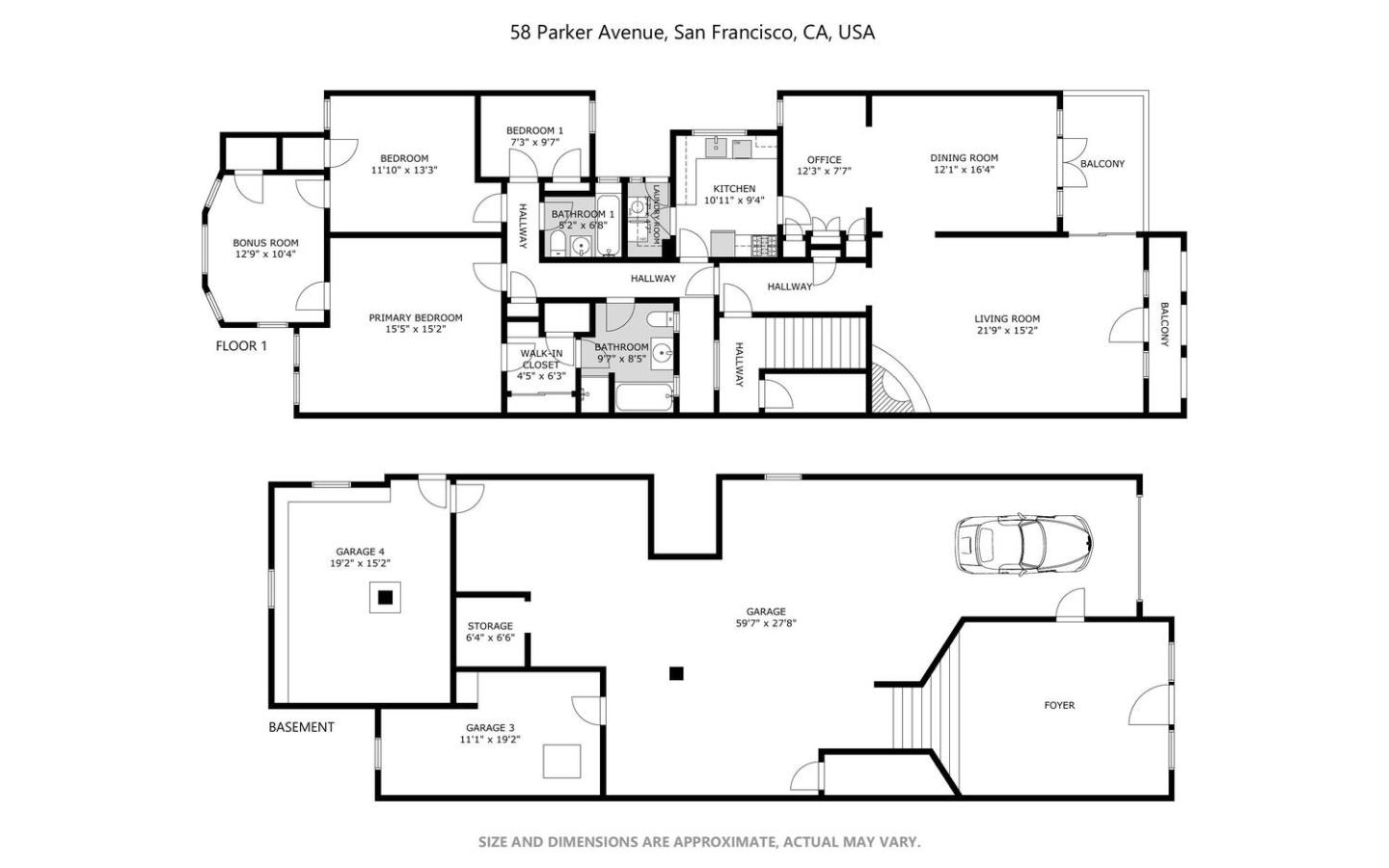 Detail Gallery Image 22 of 22 For 56-58 Parker Ave, San Francisco,  CA 94118 - – Beds | – Baths