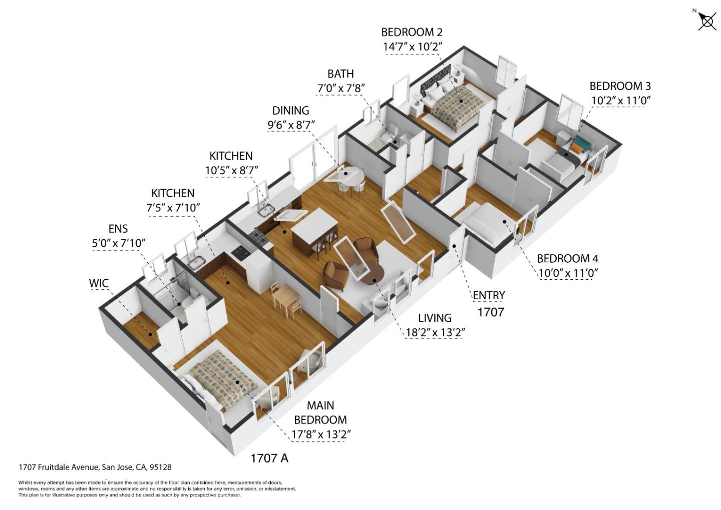 Detail Gallery Image 75 of 80 For 1707 Fruitdale Ave, San Jose,  CA 95128 - 4 Beds | 2 Baths