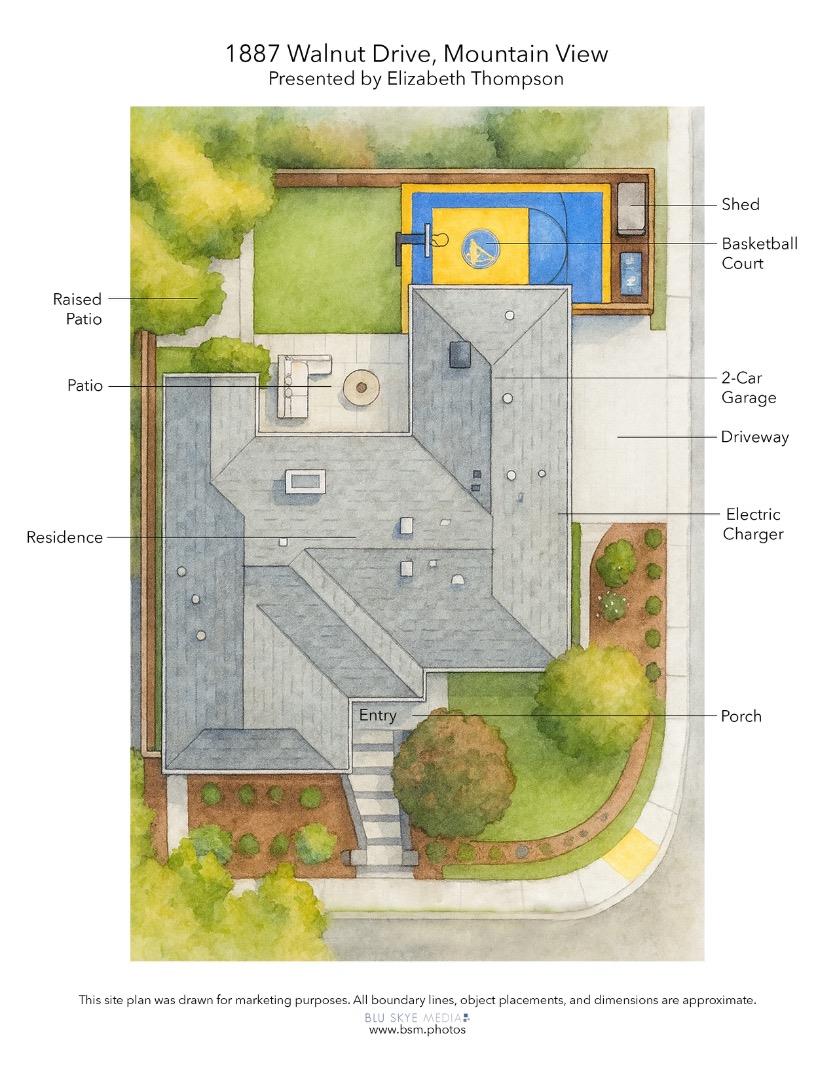 Detail Gallery Image 5 of 47 For 1887 Walnut Dr, Mountain View,  CA 94040 - 4 Beds | 3 Baths