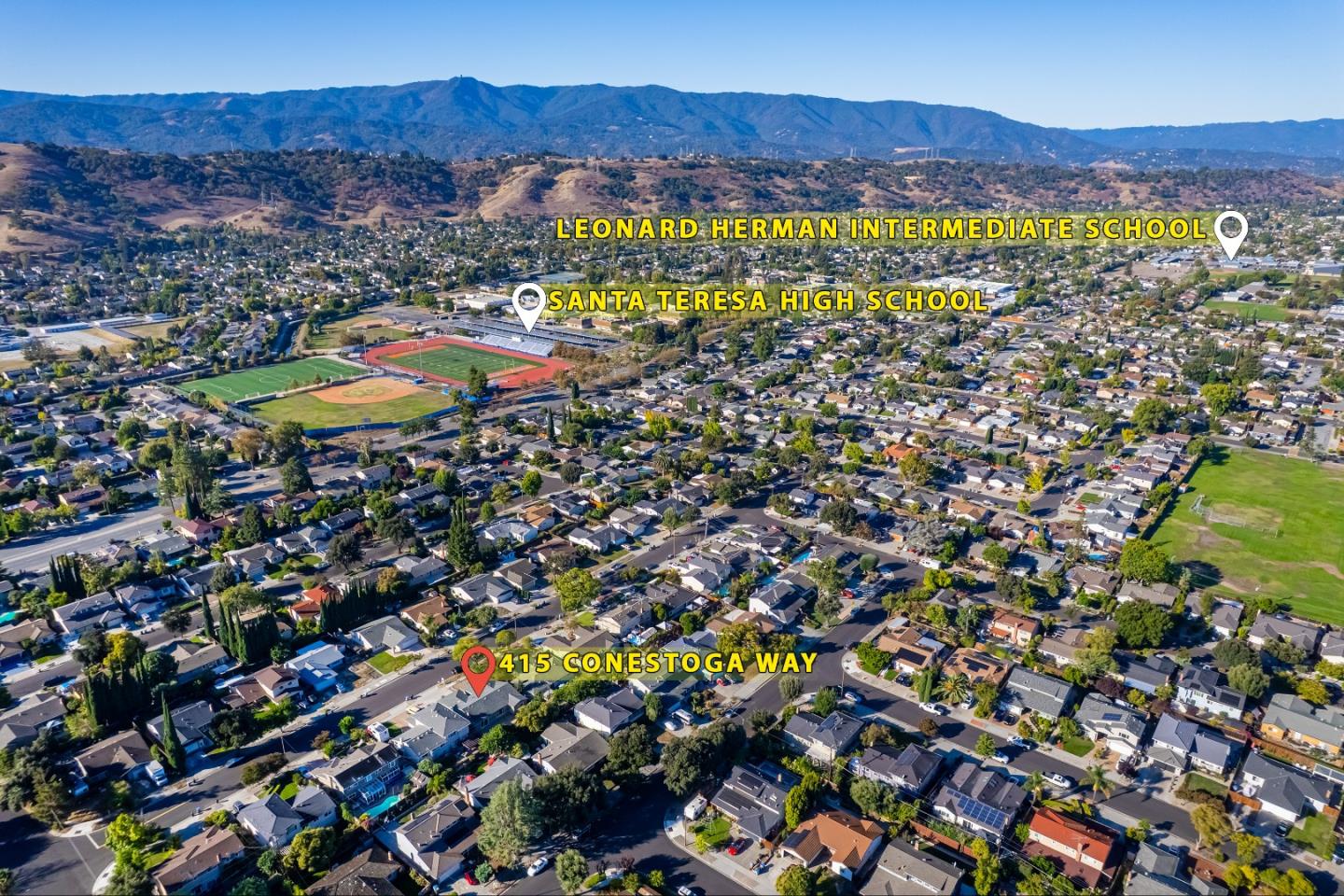 Detail Gallery Image 38 of 42 For 415 Conestoga Way, San Jose,  CA 95123 - 5 Beds | 2 Baths