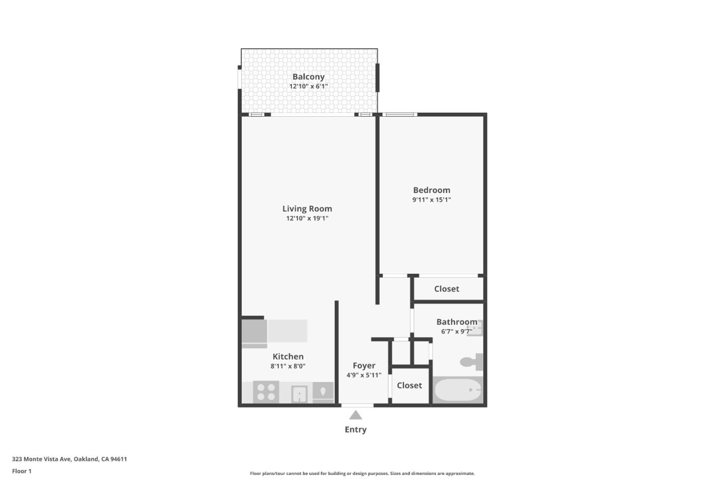 Detail Gallery Image 33 of 33 For 323 Monte Vista Ave #203,  Oakland,  CA 94611 - 1 Beds | 1 Baths